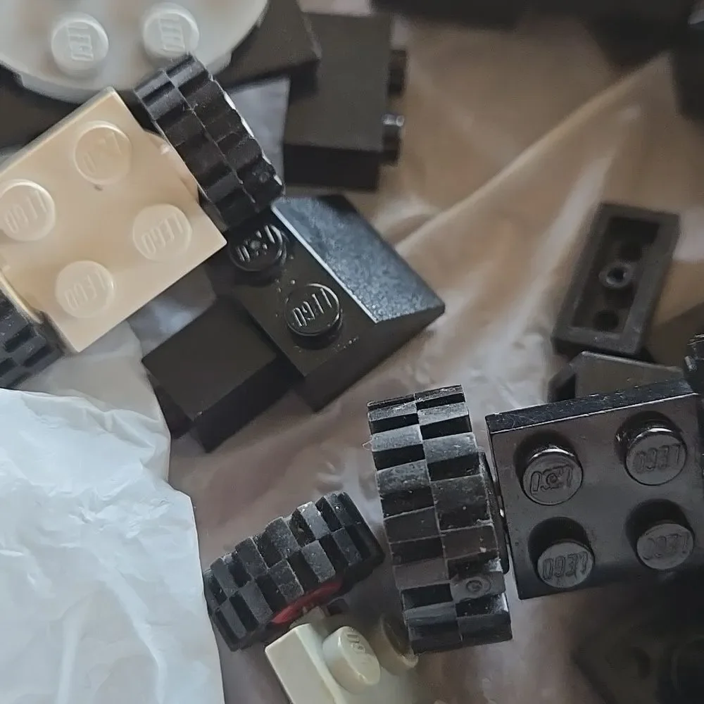 LEGO DUPLOtyco BLOCK LOT custom pieces vintage maybe black and more as seen